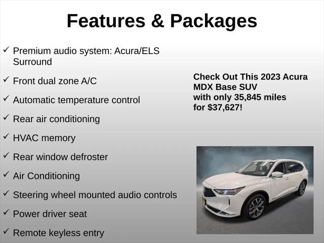 2023 Acura MDX Technology Package