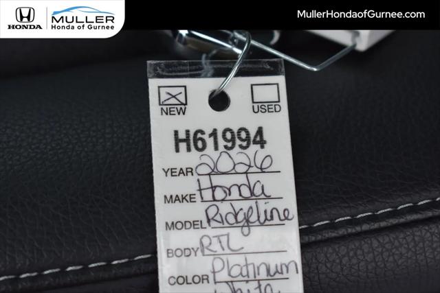 2026 Honda Ridgeline RTL