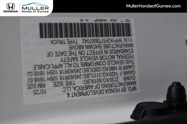 2026 Honda Ridgeline RTL