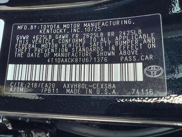 2026 Toyota Camry SE