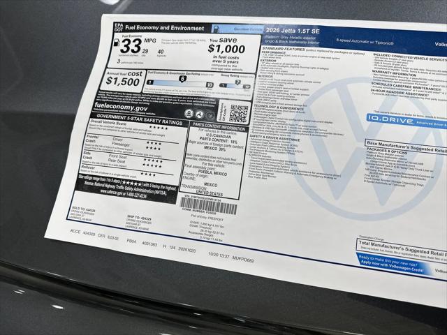 2026 Volkswagen Jetta SE