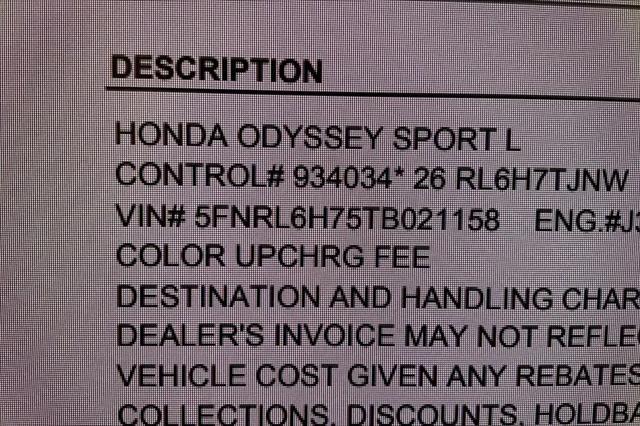 2026 Honda Odyssey Sport-L
