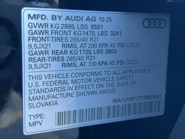 2026 Audi Q7 Premium Plus TFSI quattro tiptronic