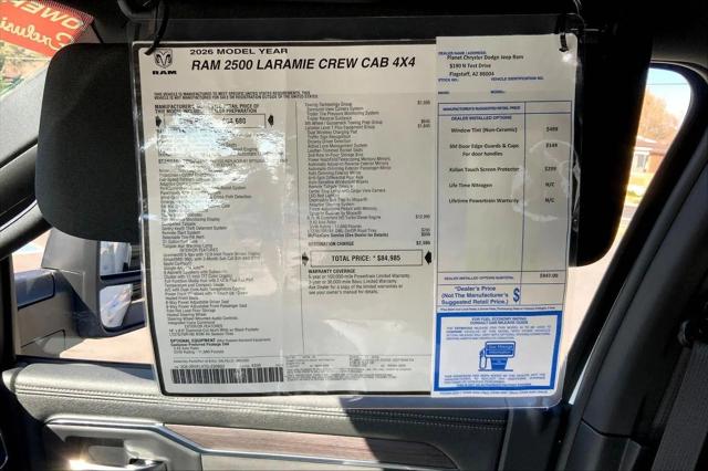 2026 Ram 2500 Laramie Crew Cab 4x4 6'4" Box