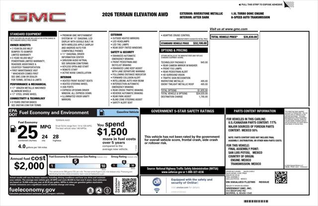 2026 GMC Terrain AWD Elevation 2026 GMC Terrain AWD Elevation
