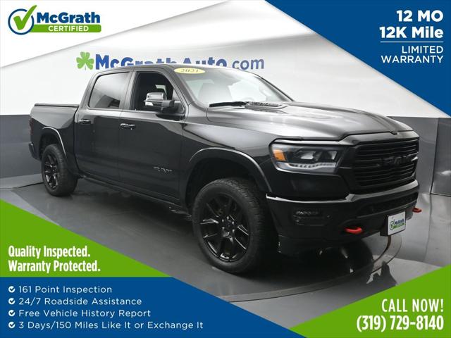 2021 RAM 1500 Laramie Crew Cab 4x4 57 Box 2021 RAM 1500 Laramie Crew Cab 4x4 57 Box