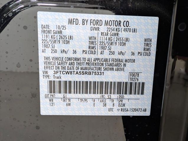 2025 Ford Maverick Lobo Standard