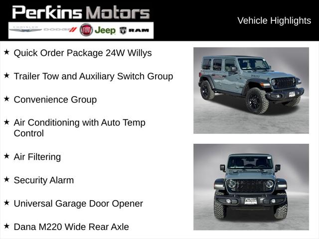 2026 Jeep Wrangler WRANGLER 4-DOOR WILLYS