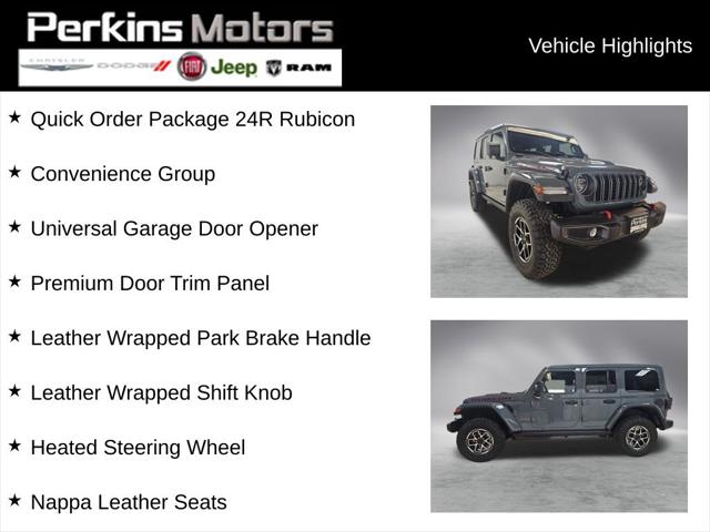 2026 Jeep Wrangler WRANGLER 4-DOOR RUBICON 2026 Jeep Wrangler WRANGLER 4-DOOR RUBICON