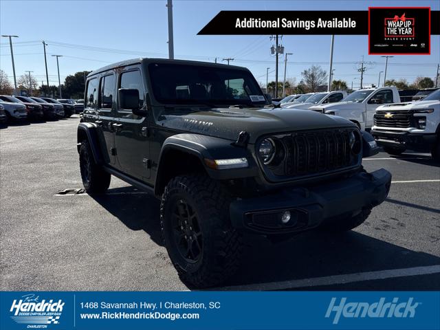 2026 Jeep Wrangler WRANGLER 4-DOOR WILLYS 2026 Jeep Wrangler WRANGLER 4-DOOR WILLYS