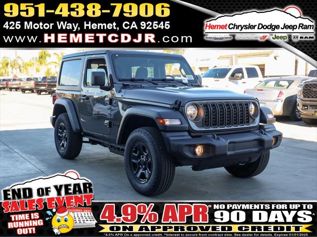 2026 Jeep Wrangler WRANGLER 2-DOOR SPORT 2026 Jeep Wrangler WRANGLER 2-DOOR SPORT