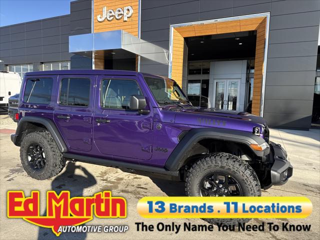 2026 Jeep Wrangler WRANGLER 4-DOOR WILLYS 2026 Jeep Wrangler WRANGLER 4-DOOR WILLYS