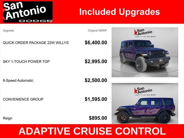 2026 Jeep Wrangler WRANGLER 4-DOOR WILLYS 2026 Jeep Wrangler WRANGLER 4-DOOR WILLYS