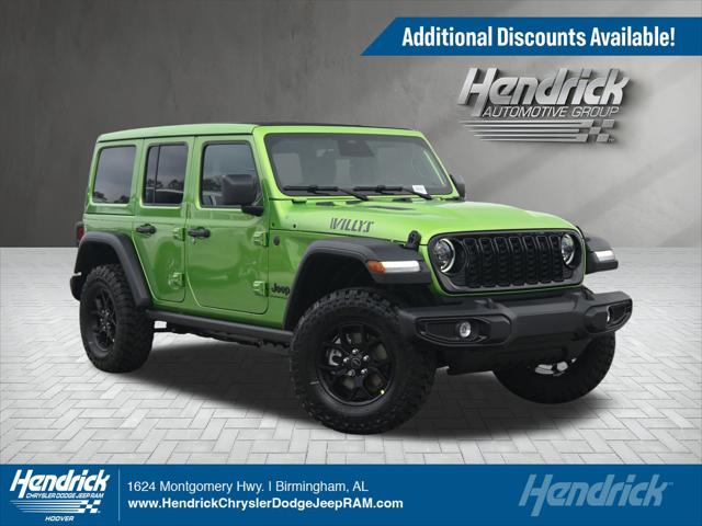 2026 Jeep Wrangler 4-Door Willys 4x4 for sale in Hoover, AL