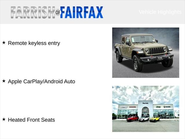 2026 Jeep Gladiator GLADIATOR RUBICON 4X4 2026 Jeep Gladiator GLADIATOR RUBICON 4X4