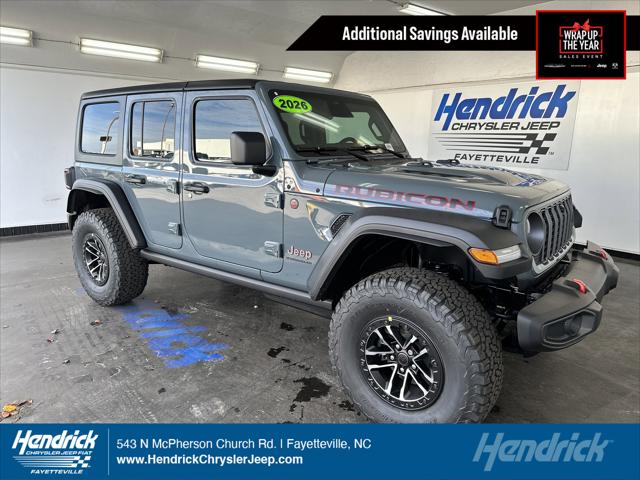 2026 Jeep Wrangler WRANGLER 4-DOOR RUBICON 2026 Jeep Wrangler WRANGLER 4-DOOR RUBICON