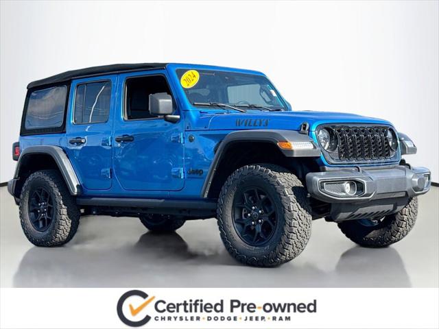 2024 Jeep Wrangler 4-Door Willys 4x4 2024 Jeep Wrangler 4-Door Willys 4x4