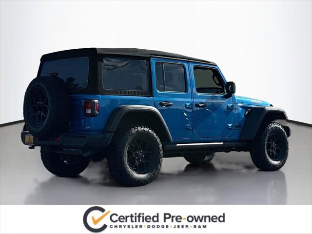 2024 Jeep Wrangler 4-Door Willys 4x4 2024 Jeep Wrangler 4-Door Willys 4x4