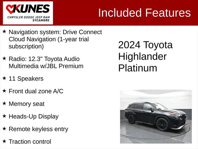 2024 Toyota Highlander Platinum 2024 Toyota Highlander Platinum