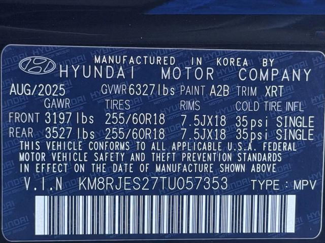 2026 Hyundai Palisade XRT Pro