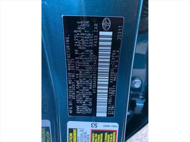 2026 Toyota Camry XSE