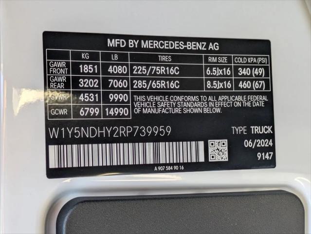 2024 Mercedes-Benz Sprinter 3500 High Roof 4-Cyl Diesel HO