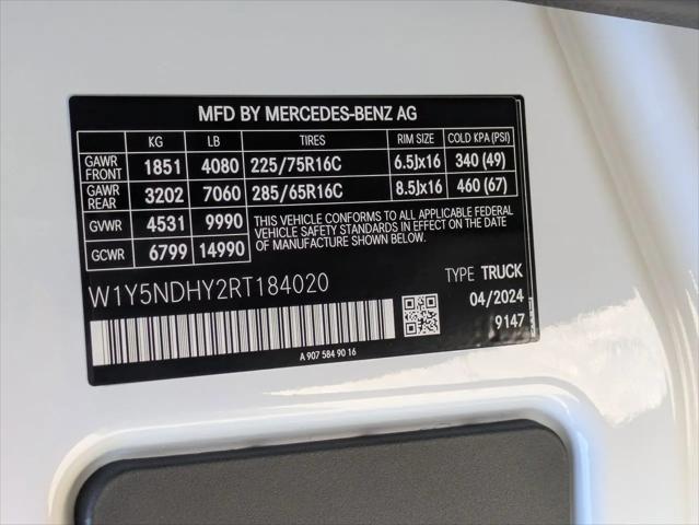 2024 Mercedes-Benz Sprinter 3500 High Roof 4-Cyl Diesel HO