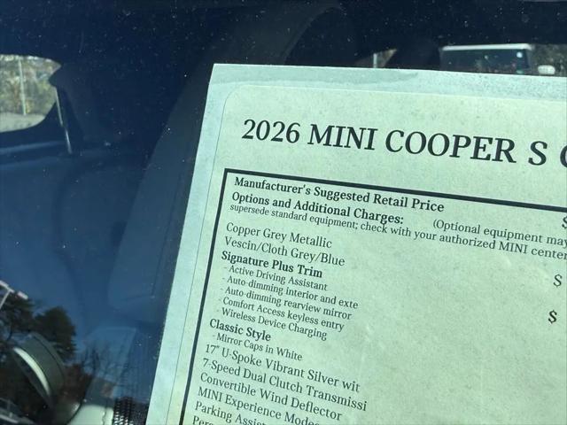 2026 MINI Cooper Convertible Cooper S