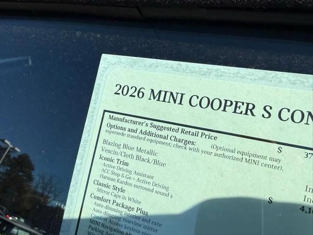 2026 MINI Cooper Convertible Cooper S