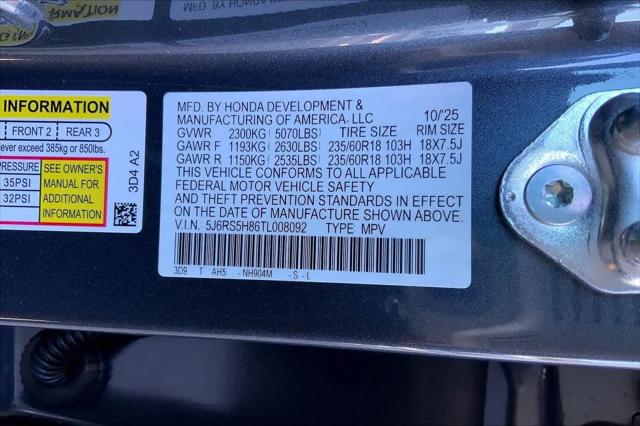 2026 Honda CR-V Hybrid 2WD Sport-L