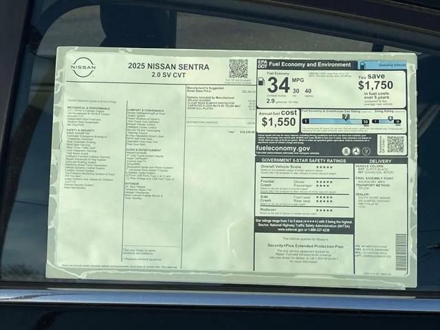 2025 Nissan Sentra SV