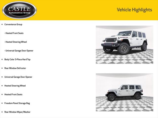 2026 Jeep Wrangler WRANGLER 4-DOOR RUBICON 2026 Jeep Wrangler WRANGLER 4-DOOR RUBICON