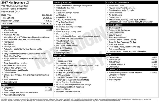 2017 Kia Sportage LX 2017 Kia Sportage LX