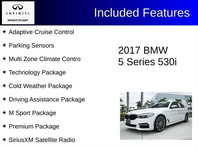 2017 BMW 530i 530i