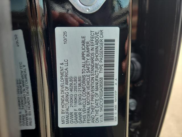 2025 Honda Accord Sedan EX-L