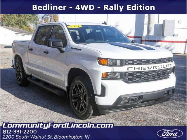 2021 Chevrolet Silverado 1500 4WD Crew Cab Short Bed Custom 2021 Chevrolet Silverado 1500 4WD Crew Cab Short Bed Custom