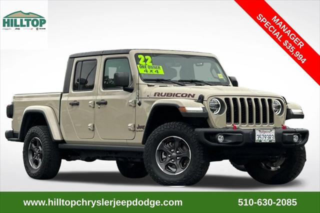 2022 Jeep Gladiator Rubicon 4x4 2022 Jeep Gladiator Rubicon 4x4