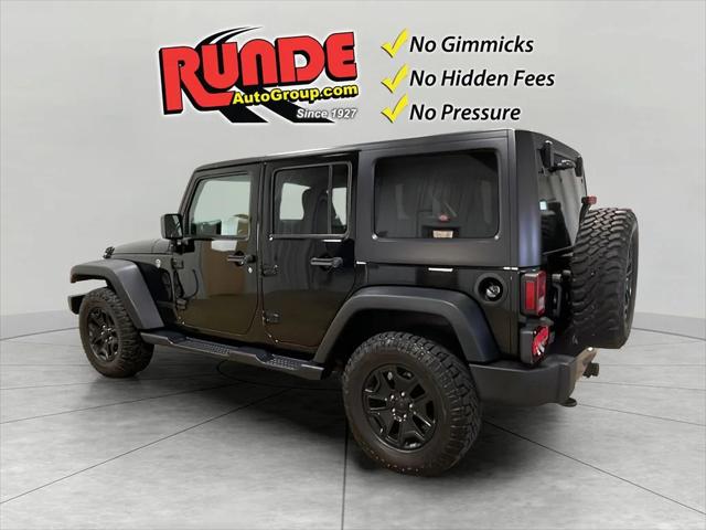 2017 Jeep Wrangler Unlimited Willy Wheeler 4x4 2017 Jeep Wrangler Unlimited Willy Wheeler 4x4