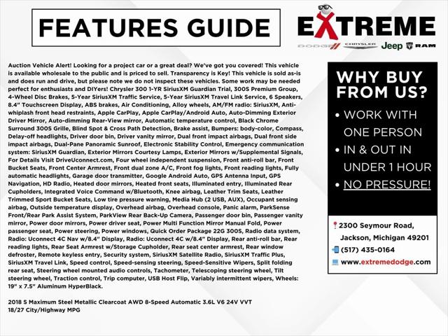 2018 Chrysler 300 300S AWD 2018 Chrysler 300 300S AWD