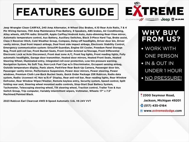 2023 Jeep Wrangler 4-Door Rubicon 2023 Jeep Wrangler 4-Door Rubicon