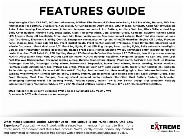 2023 Jeep Wrangler 4-Door Rubicon 2023 Jeep Wrangler 4-Door Rubicon