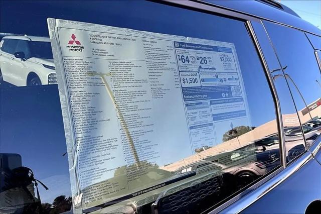 2025 Mitsubishi Outlander PHEV SEL Black Edition S-AWC