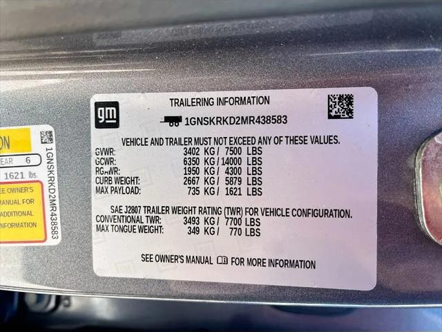 2021 Chevrolet Tahoe 4WD RST