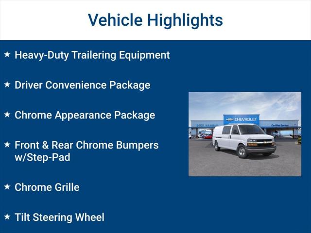 2025 Chevrolet Express Cargo Van RWD 3500 Extended Wheelbase WT