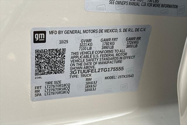 2026 GMC Sierra 1500 Crew Cab, Short Bed, AT4X, 4WD