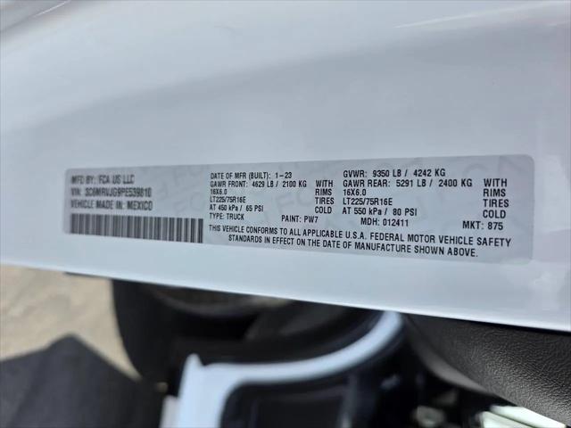 2023 Ram ProMaster Cargo Van High Roof 159" WB EXT