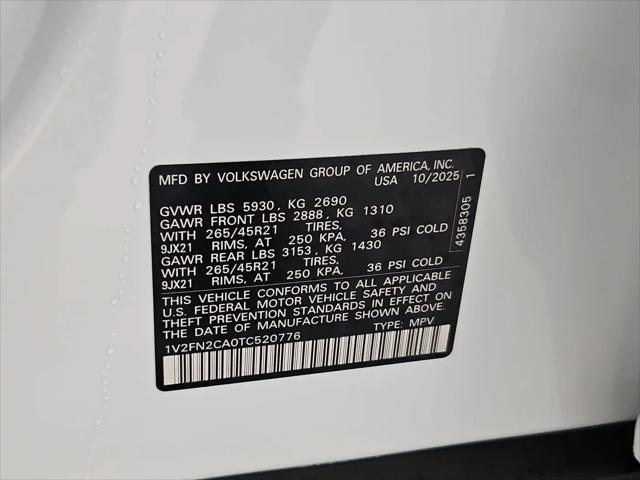 2026 Volkswagen Atlas SEL Premium R-Line