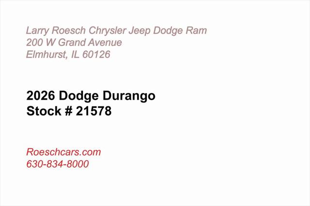 2026 Dodge Durango DURANGO GT PLUS AWD HEMI V8 2026 Dodge Durango DURANGO GT PLUS AWD HEMI V8