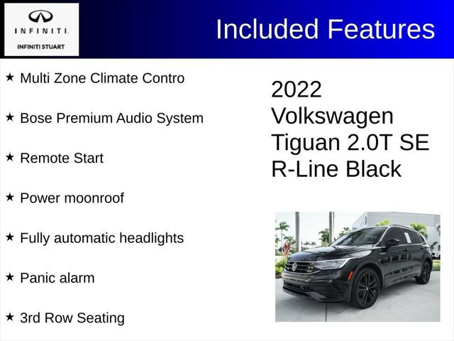 2022 Volkswagen Tiguan 2.0T SE R-Line Black