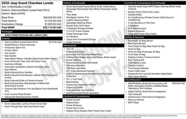 2020 Jeep Grand Cherokee Laredo 2020 Jeep Grand Cherokee Laredo